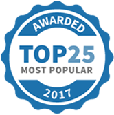 Top 25 Most Popular Accounting & Tax Services badge for 2017